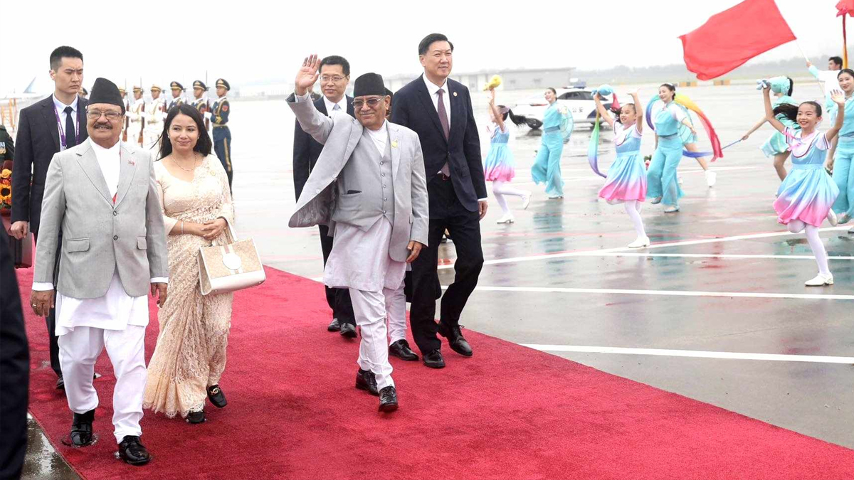 प्रधानमन्त्री दाहाल आज स्वदेश फर्कँदै